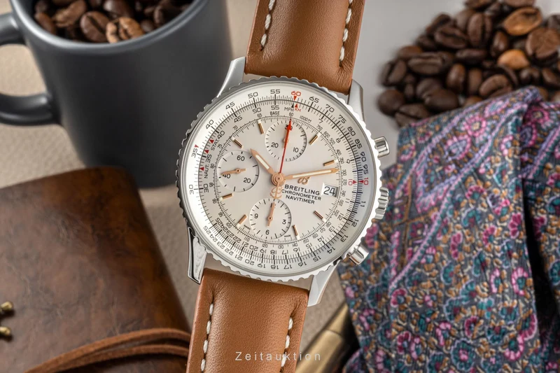 Breitling Navitimer Heritage chronograph steel automatic men's watch A13324 LP: 5910EUR [2300303]