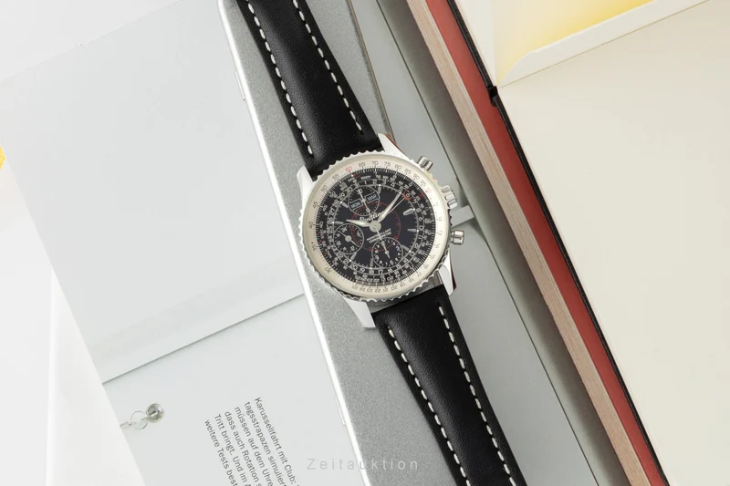Breitling Montbrillant Datora chronograph steel automatic men's watch A21330 LP: 5520EUR [2300300]