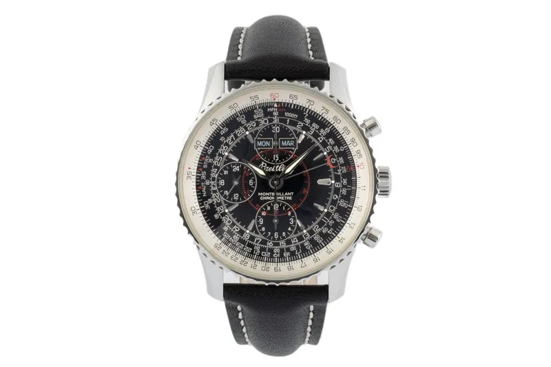 Breitling Montbrillant Datora chronograph steel automatic men's watch A21330 LP: 5520EUR [2300300]