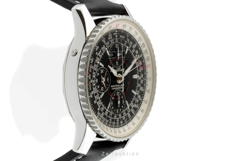 Breitling Montbrillant Datora chronograph steel automatic men's watch A21330 LP: 5520EUR [2300300]