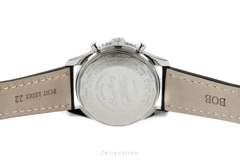 Breitling Montbrillant Datora chronograph steel automatic men's watch A21330 LP: 5520EUR [2300300]