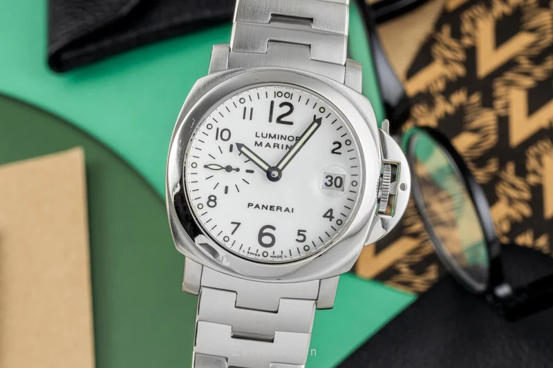 Panerai Luminor Marina steel automatic men's watch PAM00051 LP: 7900EUR [2302230]