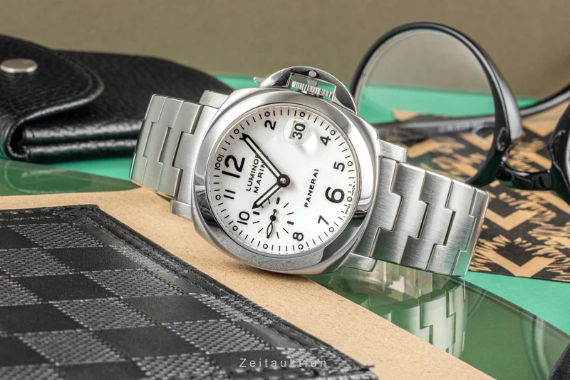Panerai Luminor Marina steel automatic men's watch PAM00051 LP: 7900EUR [2302230]
