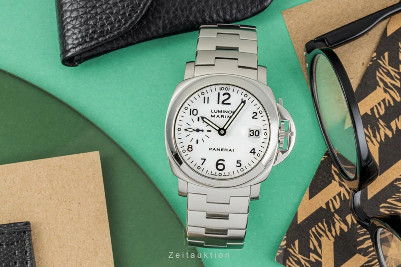 Panerai Luminor Marina steel automatic men's watch PAM00051 LP: 7900EUR [2302230]