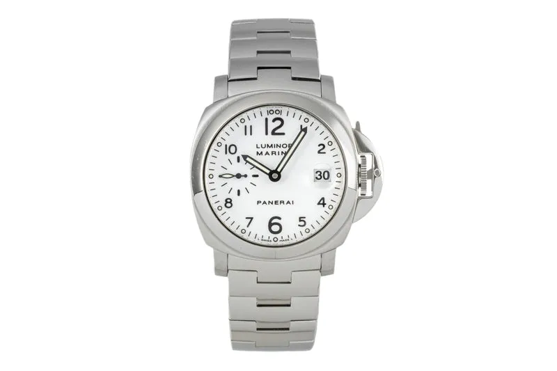 Panerai Luminor Marina steel automatic men's watch PAM00051 LP: 7900EUR [2302230]