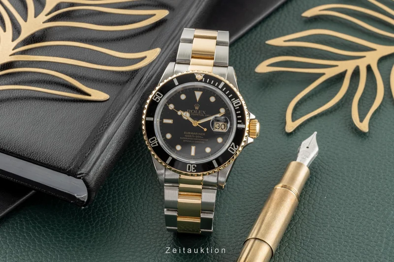 Rolex Submariner steel / gold automatic men's watch 16613 LP: 15350EUR [2302220]