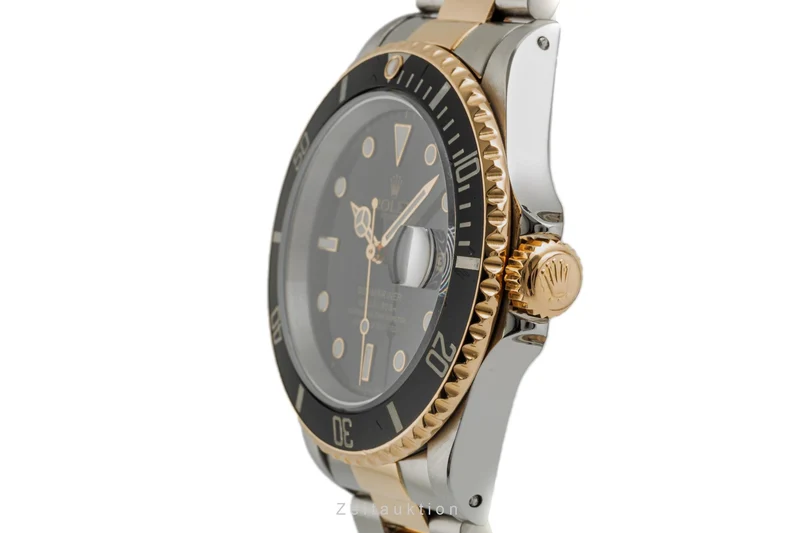 Rolex Submariner steel / gold automatic men's watch 16613 LP: 15350EUR [2302220]