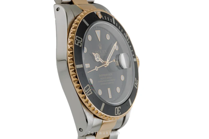 Rolex Submariner steel / gold automatic men's watch 16613 LP: 15350EUR [2302220]