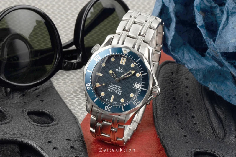 Omega Seamaster steel automatic men's watch 2551.80.00, 168.1502, 368.1502 [2303416]