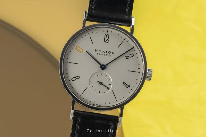 Nomos Tangente steel manual winding men's watch Limited [2303406]