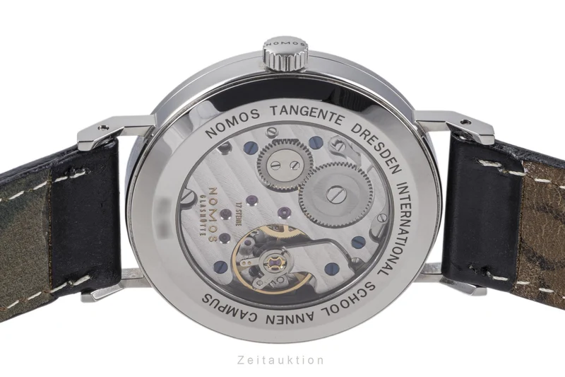 Nomos Tangente steel manual winding men's watch Limited [2303406]