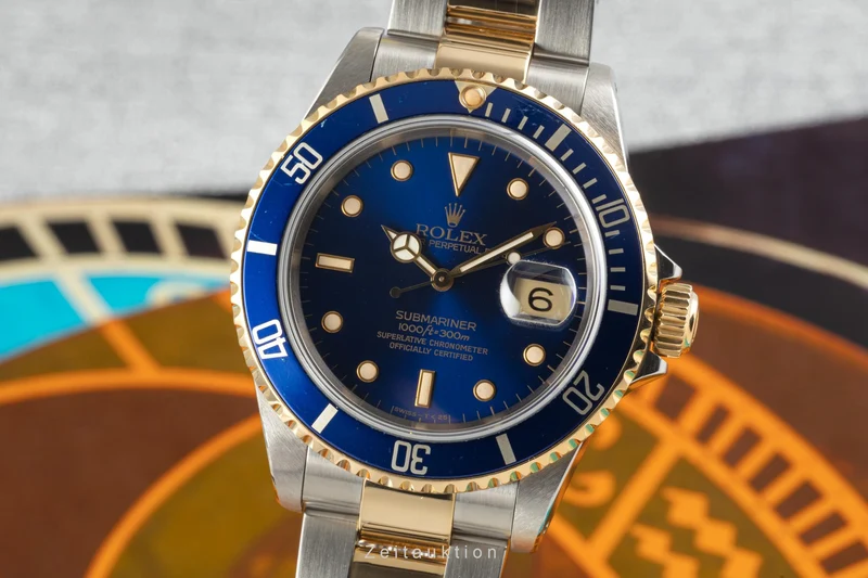 Rolex Submariner steel / gold automatic men's watch 16613 LP: 15350EUR [2303344]