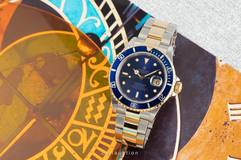 Rolex Submariner steel / gold automatic men's watch 16613 LP: 15350EUR [2303344]