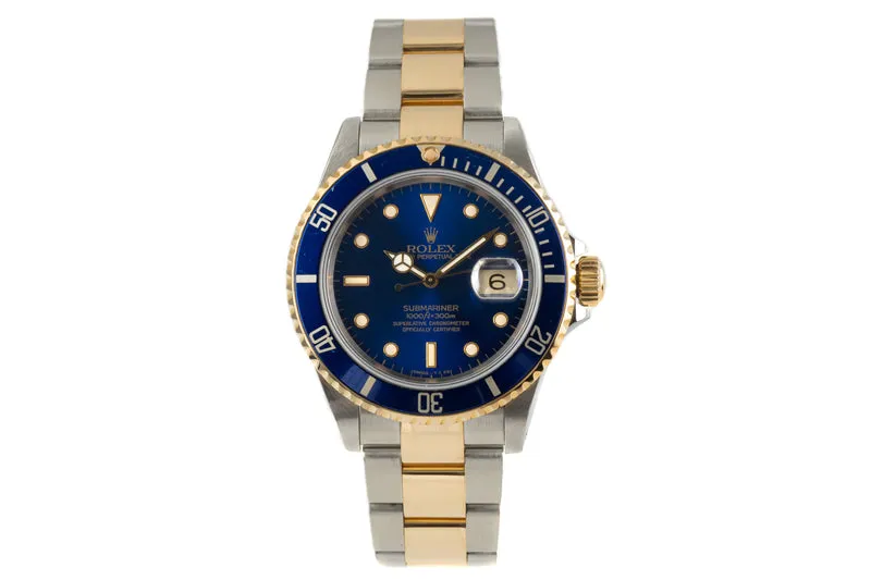 Rolex Submariner steel / gold automatic men's watch 16613 LP: 15350EUR [2303344]