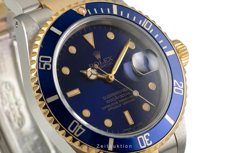Rolex Submariner steel / gold automatic men's watch 16613 LP: 15350EUR [2303344]