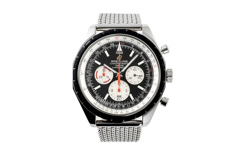 Breitling Chrono-Matic chronograph steel automatic men's watch A14360 LP: 5180EUR [2300642]