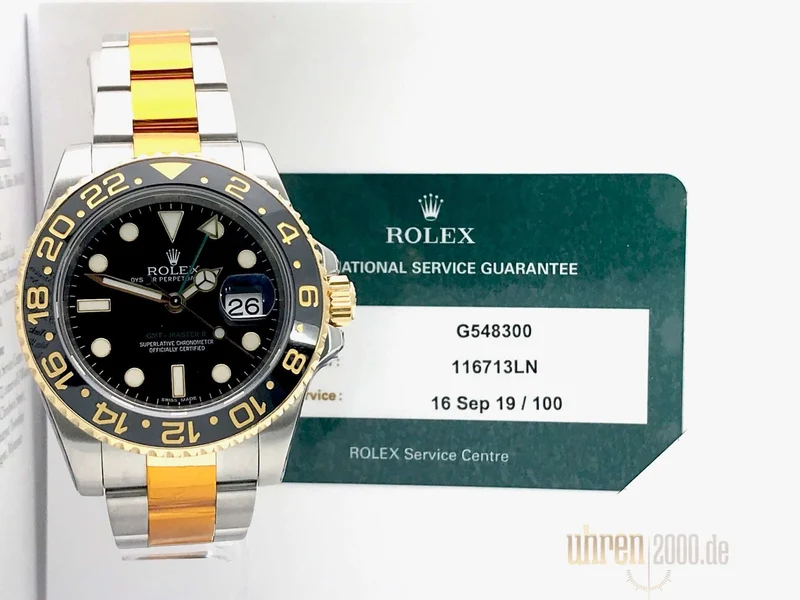 Rolex GMT-Master II Ref. 116713LN neue Revision G-Serie
