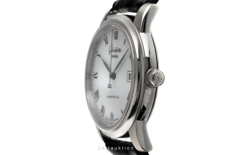 Glashütte Senator steel automatic men's watch 39-11-03-03-04 LP: 9000EUR [2300229]