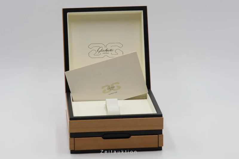 Glashütte Senator steel automatic men's watch 39-11-03-03-04 LP: 9000EUR [2300229]