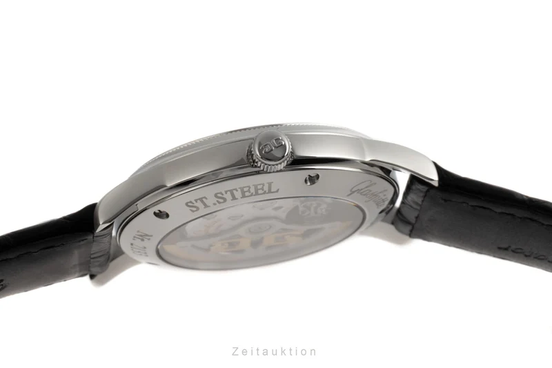 Glashütte Senator steel automatic men's watch 39-11-03-03-04 LP: 9000EUR [2300229]