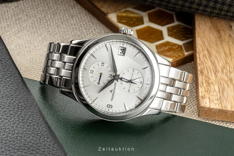 Jaeger LeCoultre Master Hometime steel automatic men's watch 174.8.05.S LP: 9100EUR [2300219]