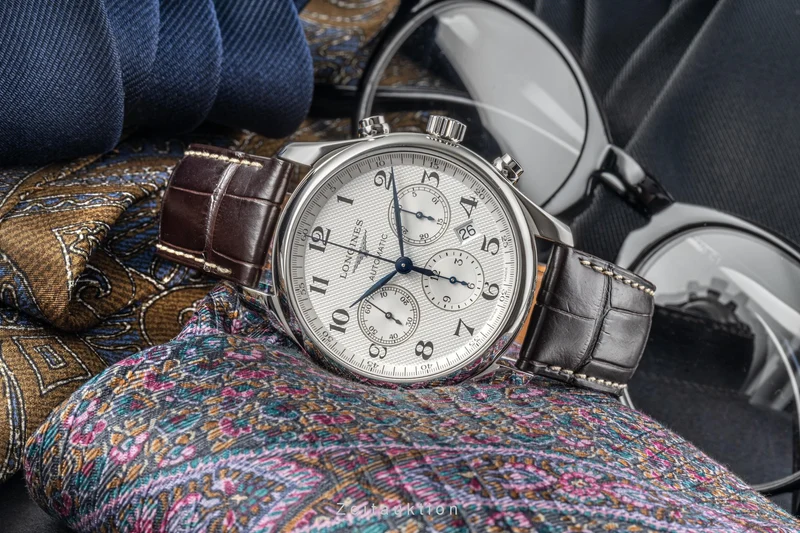 Longines Master Collection chronograph steel automatic men's watch L27594785 LP: 3300EUR [2300195]