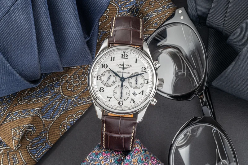 Longines Master Collection chronograph steel automatic men's watch L27594785 LP: 3300EUR [2300195]