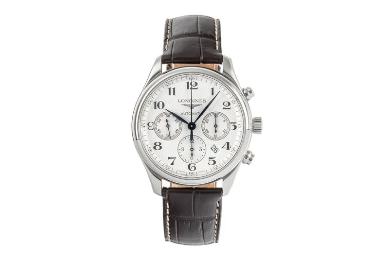 Longines Master Collection chronograph steel automatic men's watch L27594785 LP: 3300EUR [2300195]