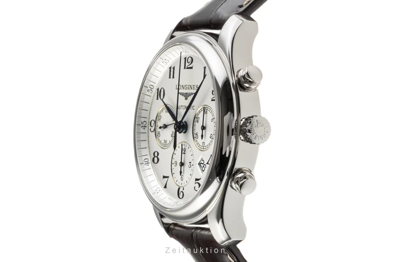 Longines Master Collection chronograph steel automatic men's watch L27594785 LP: 3300EUR [2300195]