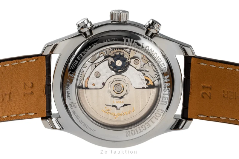 Longines Master Collection chronograph steel automatic men's watch L27594785 LP: 3300EUR [2300195]