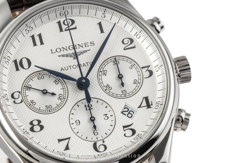 Longines Master Collection chronograph steel automatic men's watch L27594785 LP: 3300EUR [2300195]