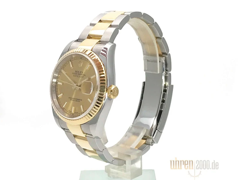 Rolex Datejust 36 116233 Champagnerfarben ungetragen aus 2018
