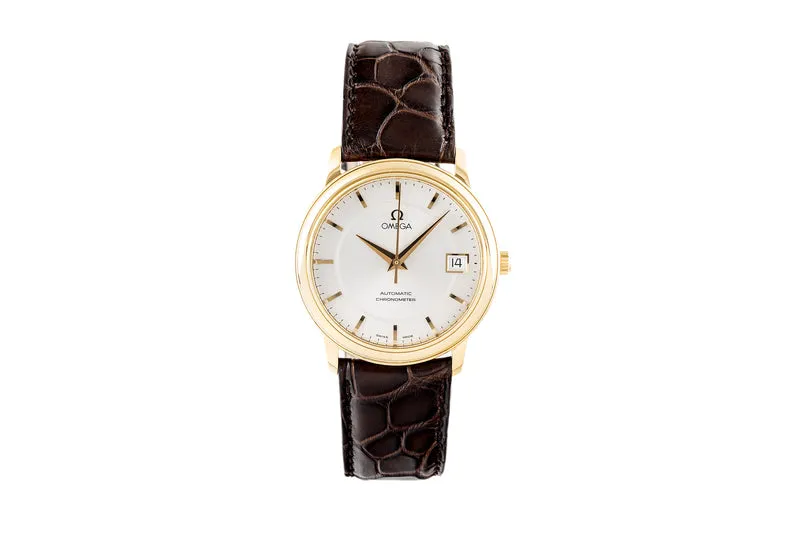 Omega De Ville 18 ct gold automatic men's watch 4600.31 168.1050 LP: 9300EUR [2302122]