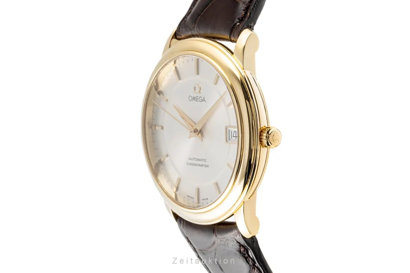 Omega De Ville 18 ct gold automatic men's watch 4600.31 168.1050 LP: 9300EUR [2302122]