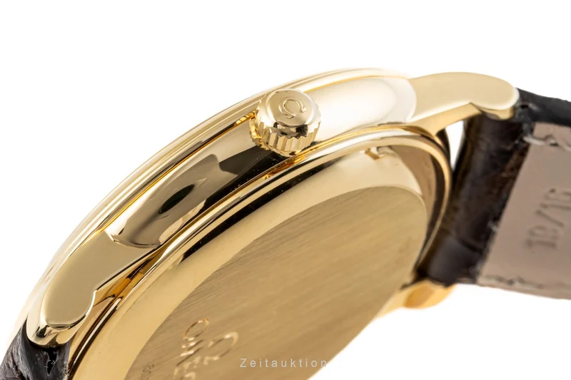 Omega De Ville 18 ct gold automatic men's watch 4600.31 168.1050 LP: 9300EUR [2302122]