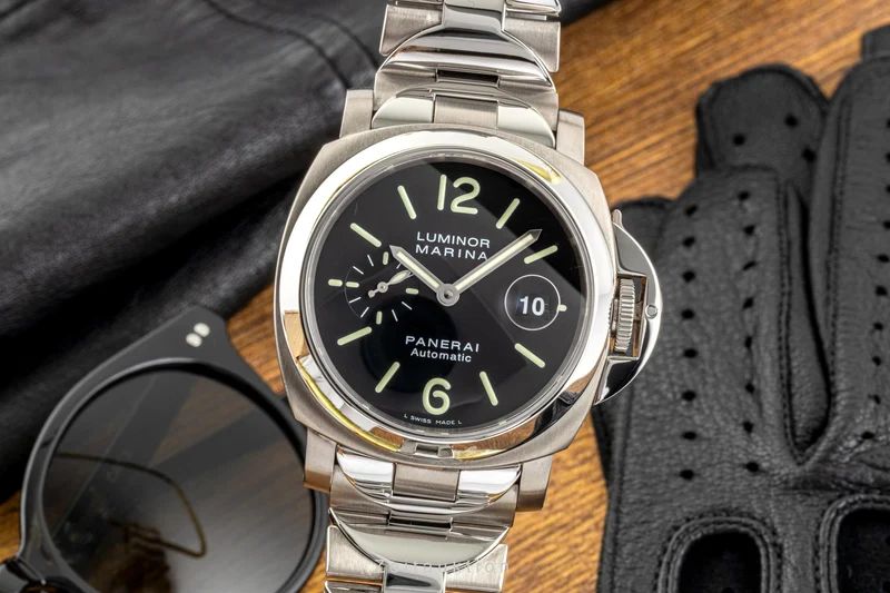 Panerai Luminor Marina titanium automatic men's watch PAM00091, OP6558 LP: 9700EUR [2302082]