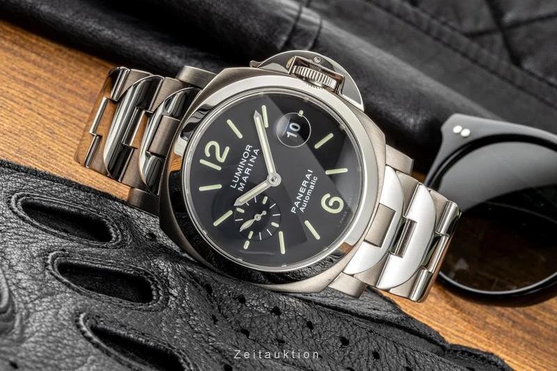 Panerai Luminor Marina titanium automatic men's watch PAM00091, OP6558 LP: 9700EUR [2302082]