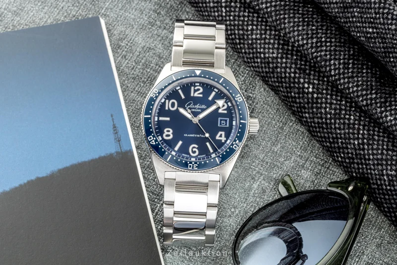 Glashütte SeaQ steel automatic men's watch 139-11-09-81-70 LP: 11100EUR [2300595]