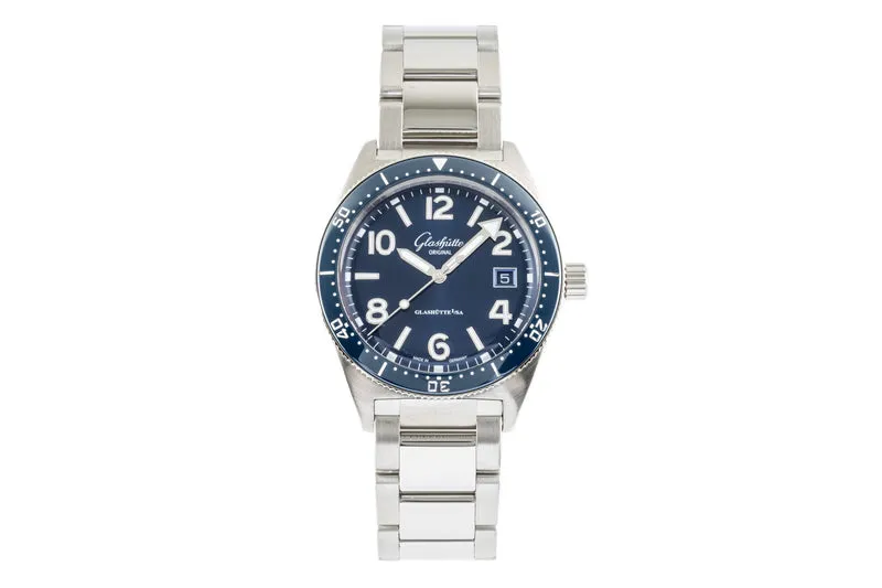 Glashütte SeaQ steel automatic men's watch 139-11-09-81-70 LP: 11100EUR [2300595]