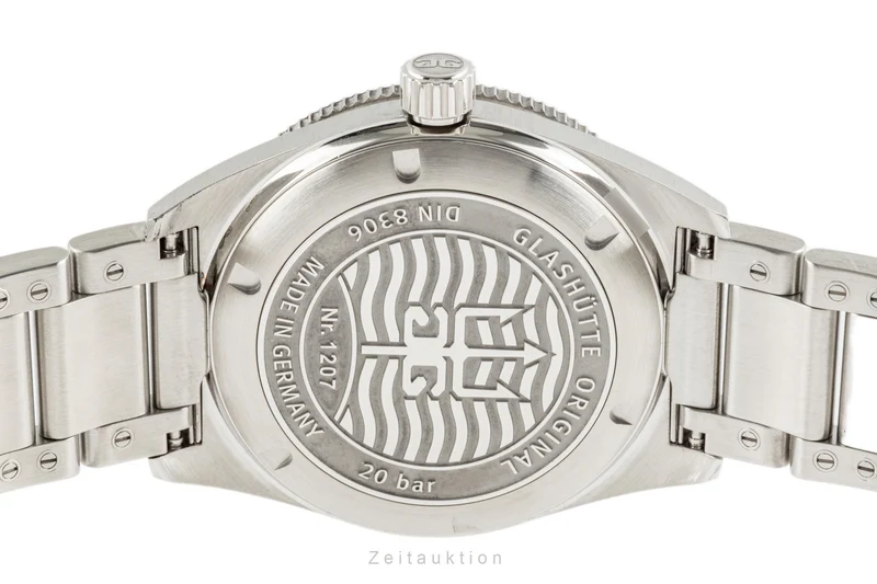 Glashütte SeaQ steel automatic men's watch 139-11-09-81-70 LP: 11100EUR [2300595]