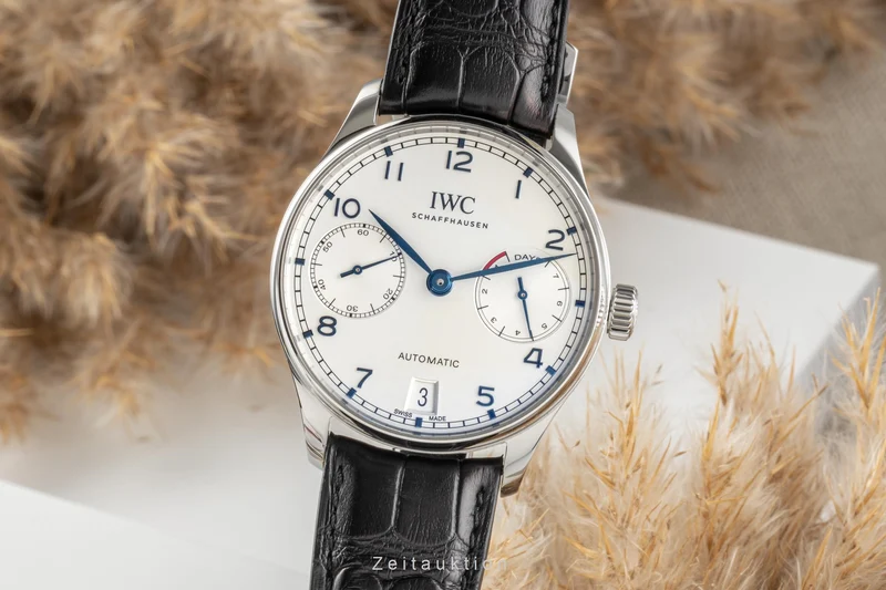 IWC Portugieser steel automatic men's watch IW500705 LP: 12800EUR [2300558]