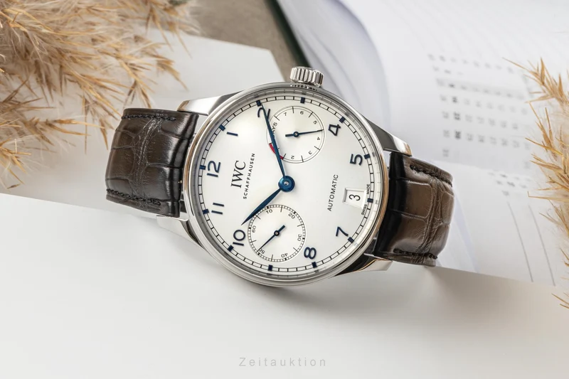 IWC Portugieser steel automatic men's watch IW500705 LP: 12800EUR [2300558]