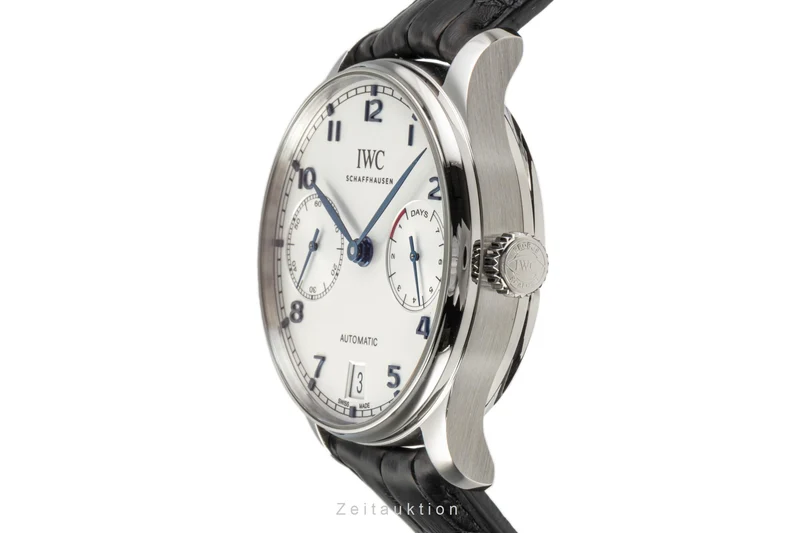 IWC Portugieser steel automatic men's watch IW500705 LP: 12800EUR [2300558]