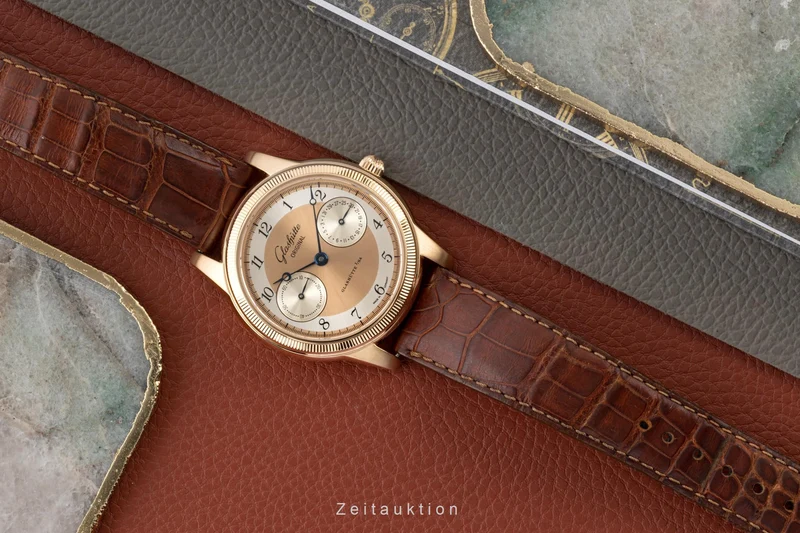 Glashütte 1845 18 ct gold manual winding men's watch 1-49-02-02-02-04 [2300514]