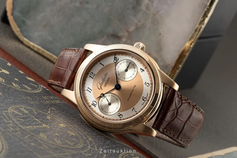 Glashütte 1845 18 ct gold manual winding men's watch 1-49-02-02-02-04 [2300514]