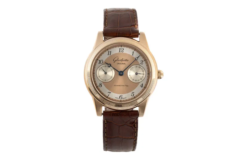 Glashütte 1845 18 ct gold manual winding men's watch 1-49-02-02-02-04 [2300514]