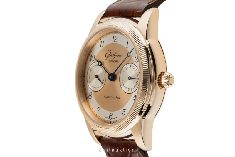 Glashütte 1845 18 ct gold manual winding men's watch 1-49-02-02-02-04 [2300514]