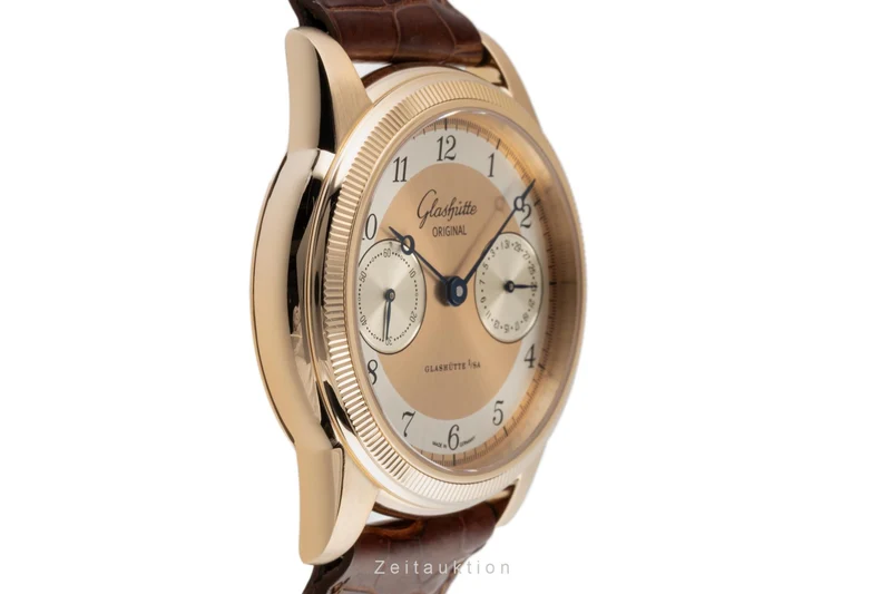 Glashütte 1845 18 ct gold manual winding men's watch 1-49-02-02-02-04 [2300514]