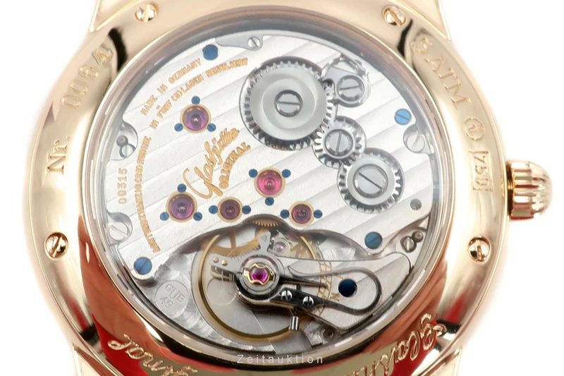 Glashütte 1845 18 ct gold manual winding men's watch 1-49-02-02-02-04 [2300514]