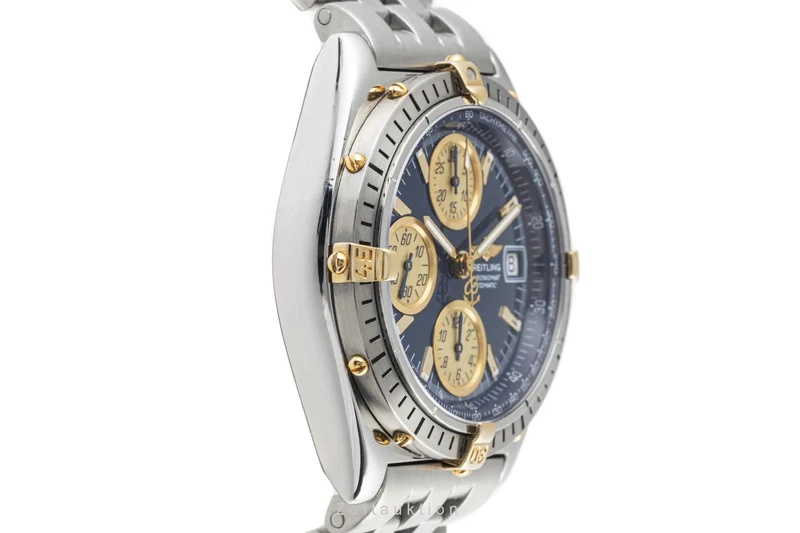 Breitling Chronomat chronograph gilt / steel automatic men's watch B13048 [2300505]